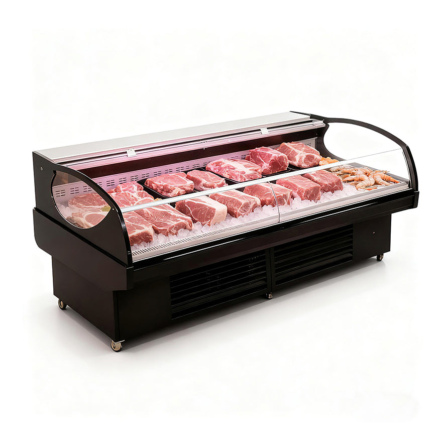 Refrigerador horizontal abierto para supermercado XC-ZXR Serie de refrigeración ventilada - Tipo A/B