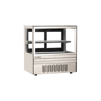 Cake Showcase Serie DG-TZ Encimera - Recta (Dos estantes)