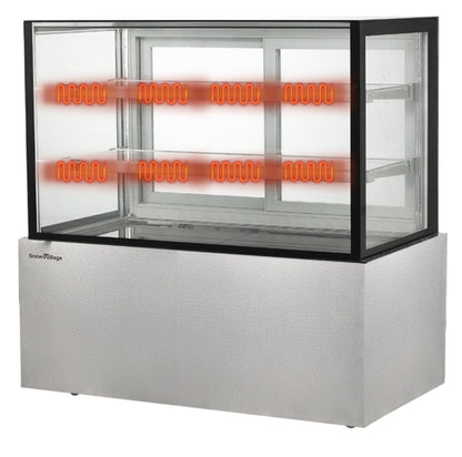 Cake Upright Showcase Serie DG - Tres estantes (recto)