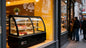 Vitrina vertical para pasteles Serie DG-FY - Curvada (dos estantes)