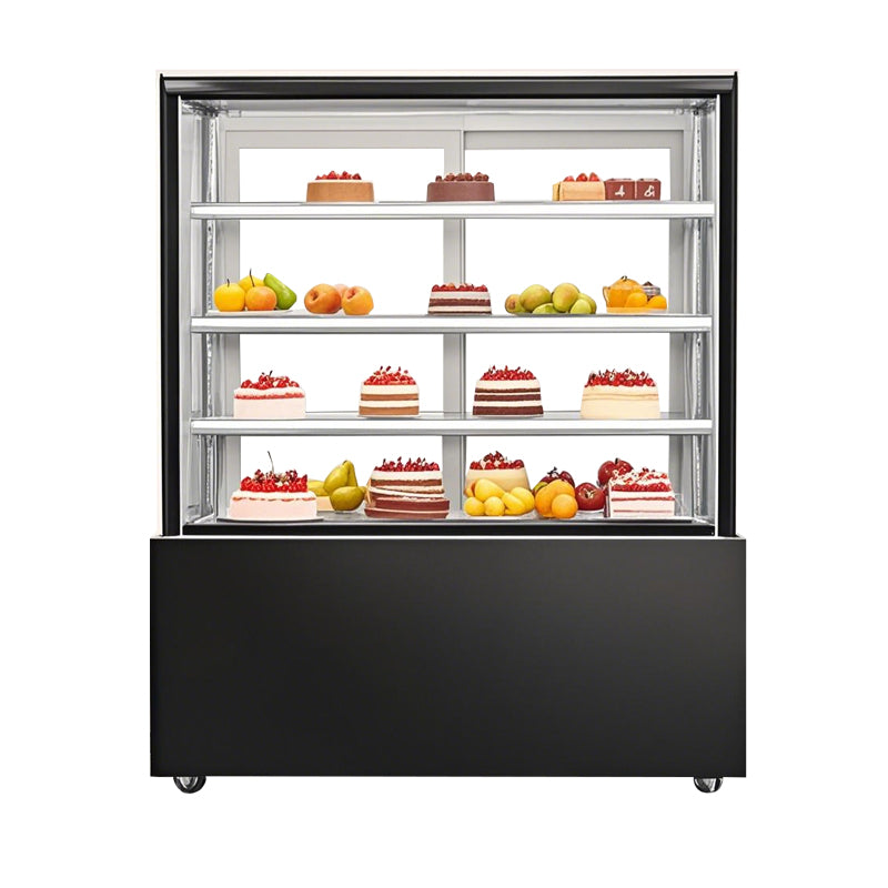 Cake Upright Showcase Serie DG - Dos estantes (recto)