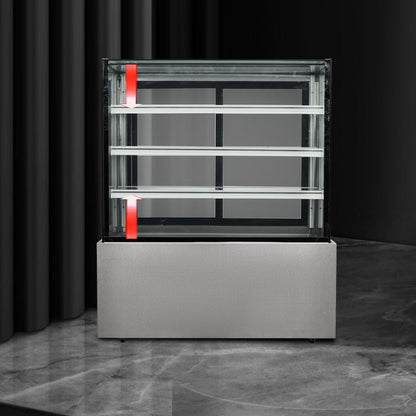 Cake Upright Showcase Serie DG - Dos estantes (recto)