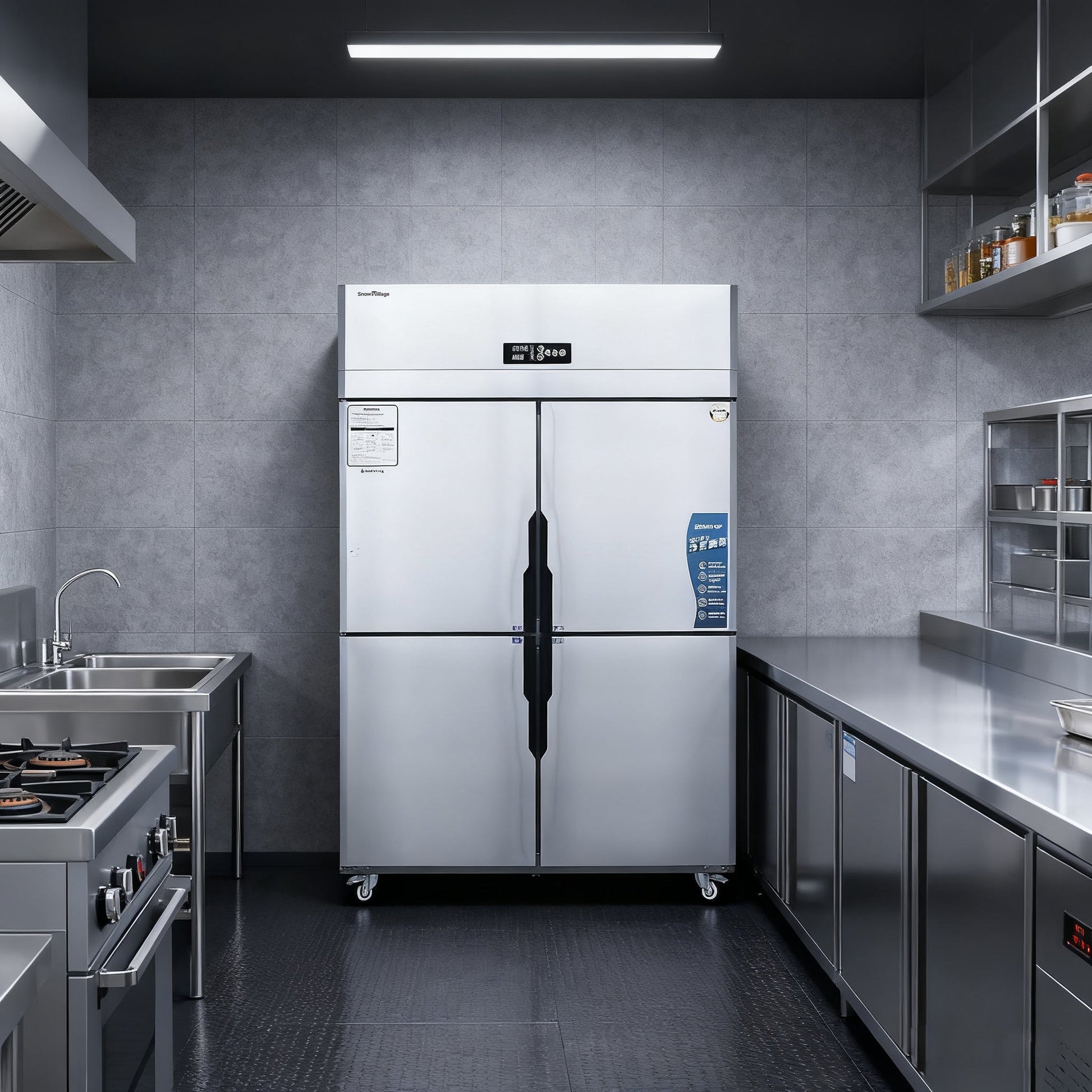 Frigorífico de Cocina Serie CFS Ventilado Doble Temperatura - 4/6 Puertas