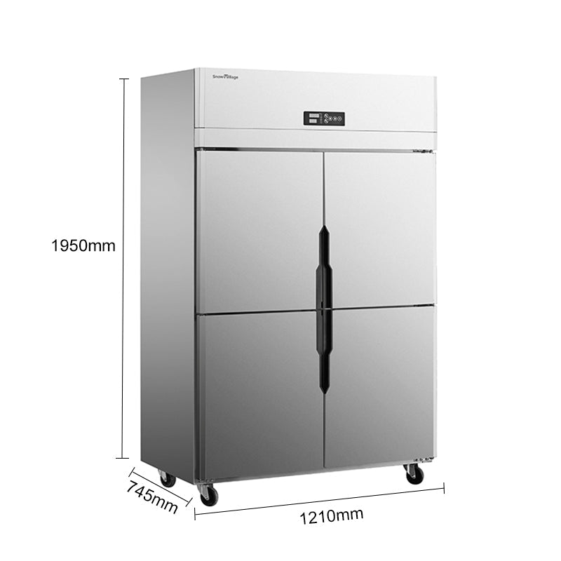 Frigorífico de Cocina Serie CFS Ventilado Doble Temperatura - 4/6 Puertas