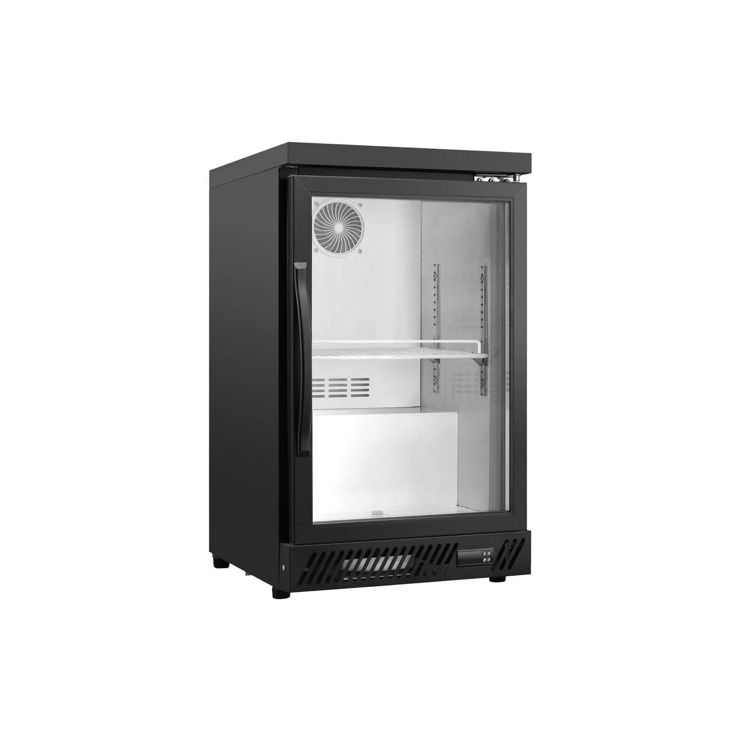 Vitrina vertical con puerta de vidrio Serie de enfriadores con barra trasera de enfriamiento ventilada BT - 1/2/3 puertas
