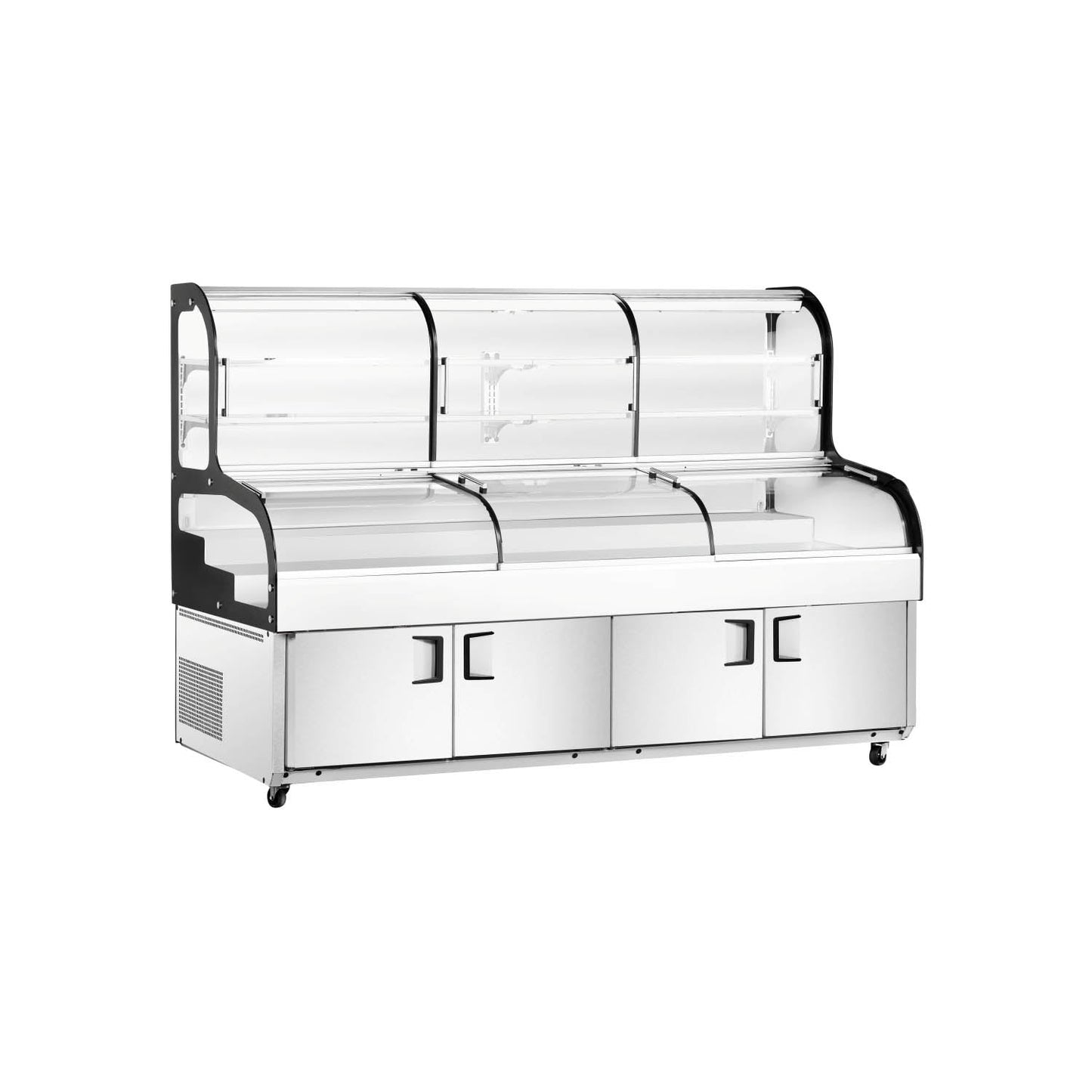 Mesa de exhibición de hielo Serie BT-D-T6X/S - Tipo D (6 pasos)