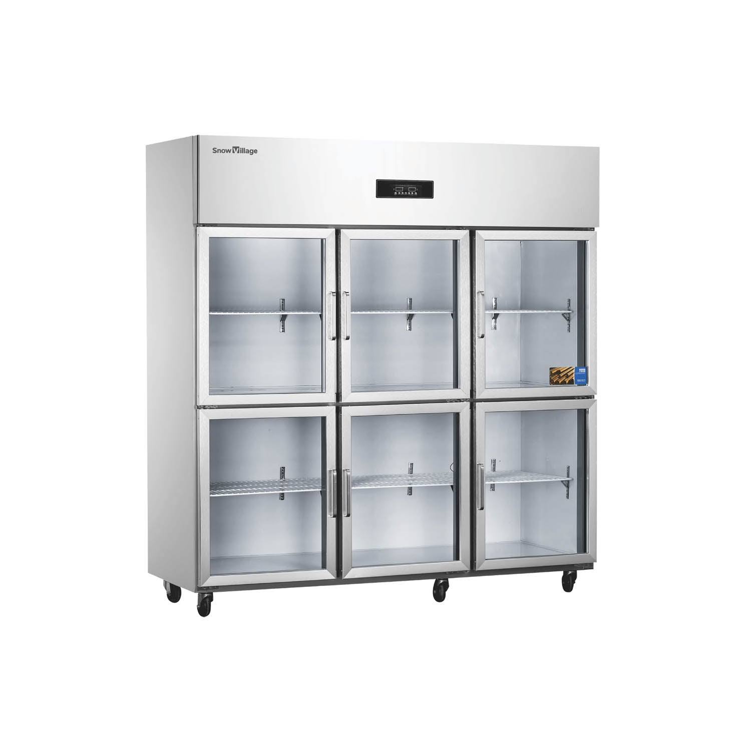 Refrigerador de cocina Serie de enfriamiento estático estándar CFS/CFR - Puertas superiores/completas de vidrio