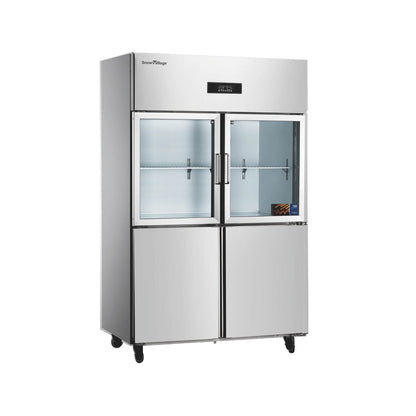 Refrigerador de cocina Serie de enfriamiento estático estándar CFS/CFR - Puertas superiores/completas de vidrio