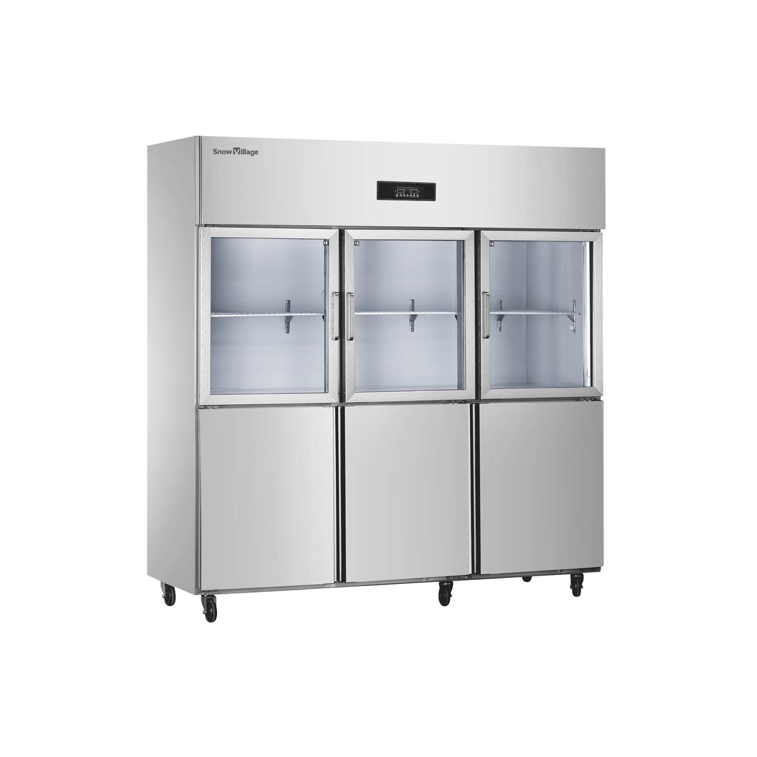 Refrigerador de cocina Serie de enfriamiento estático estándar CFS/CFR - Puertas superiores/completas de vidrio