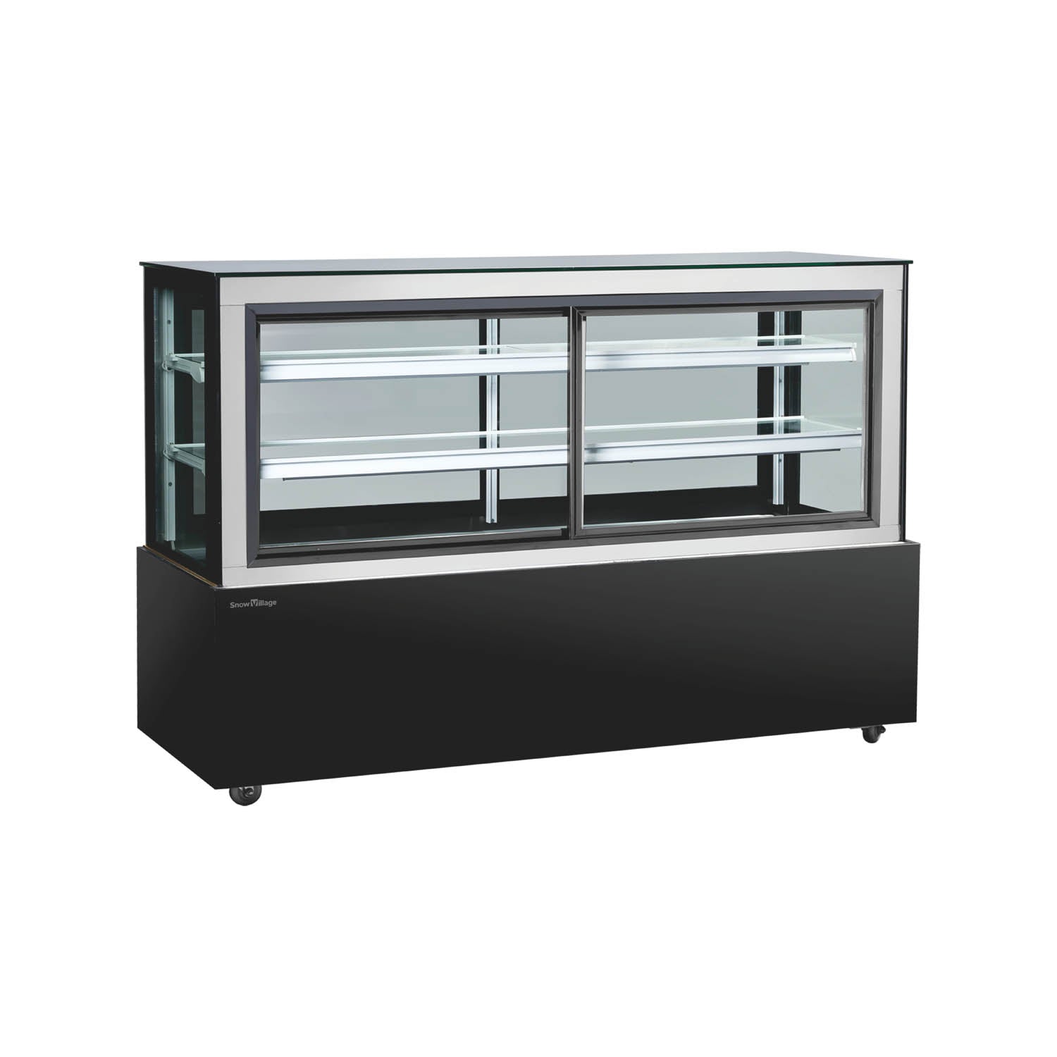 Cake Upright Showcase Serie DG - Dos estantes (recto)
