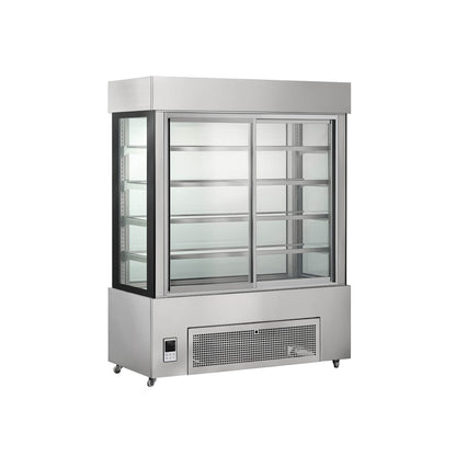 Vitrina vertical para pasteles Serie DG-FZGW - Recta (cuatro estantes)
