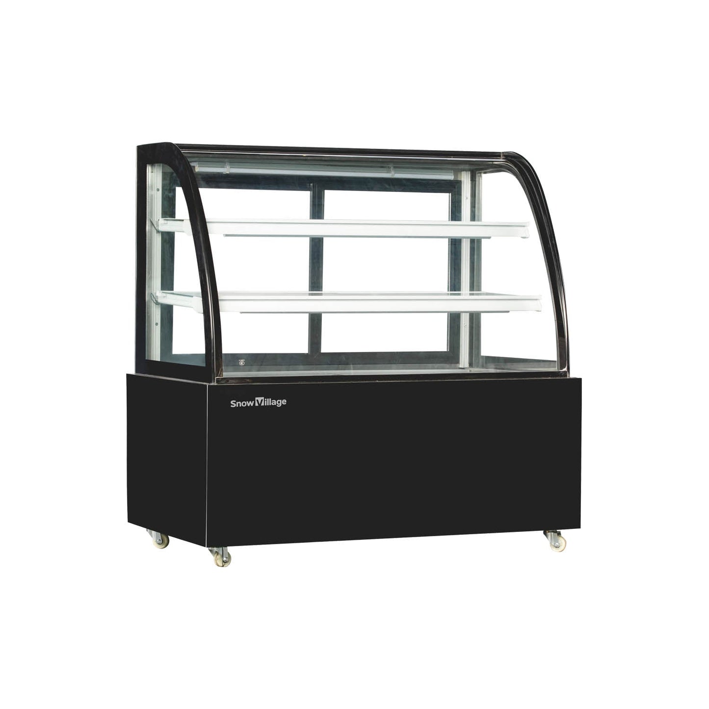 Vitrina vertical para pasteles Serie DG-FY - Curvada (dos estantes)