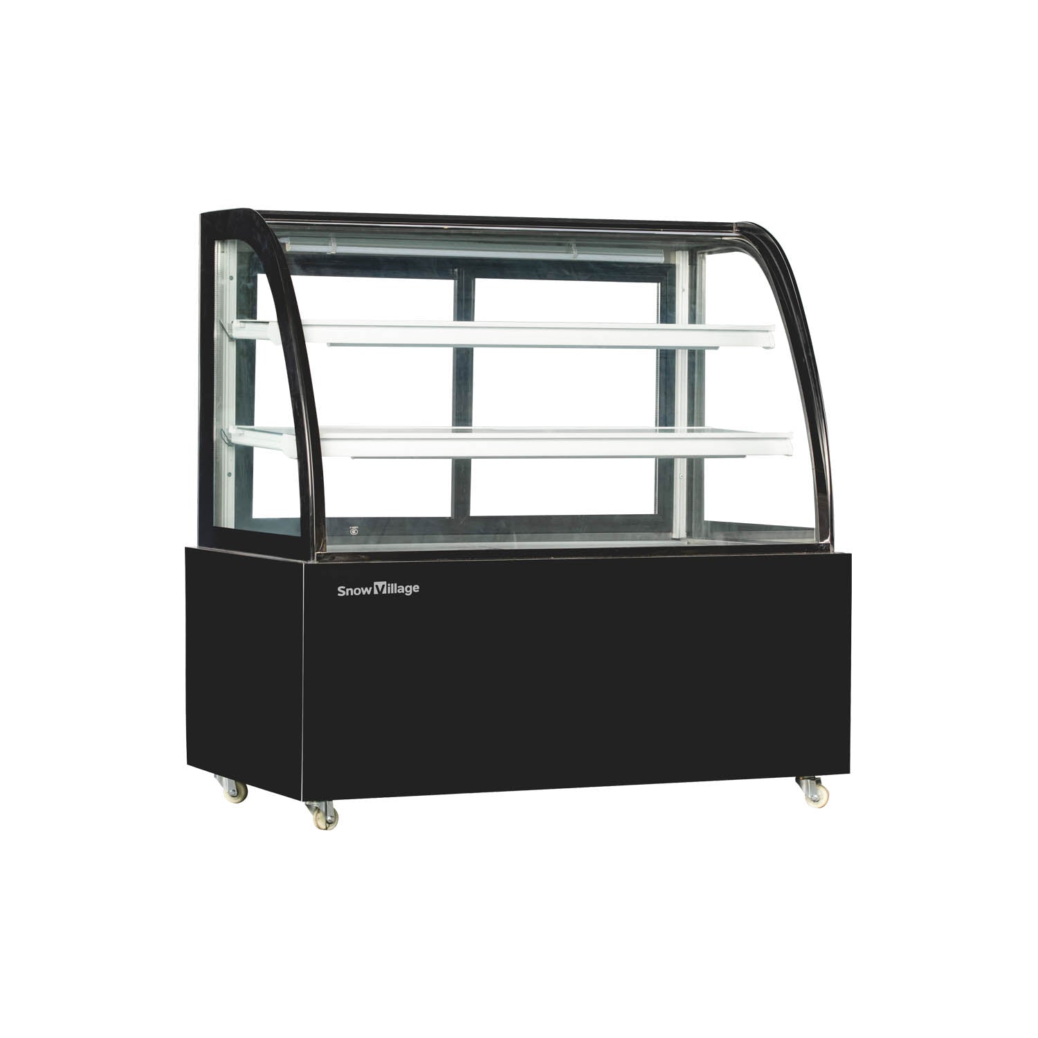 Vitrina vertical para pasteles Serie DG-FY - Curvada (dos estantes)