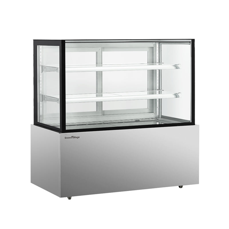 Cake Upright Showcase Serie DG - Tres estantes (recto)