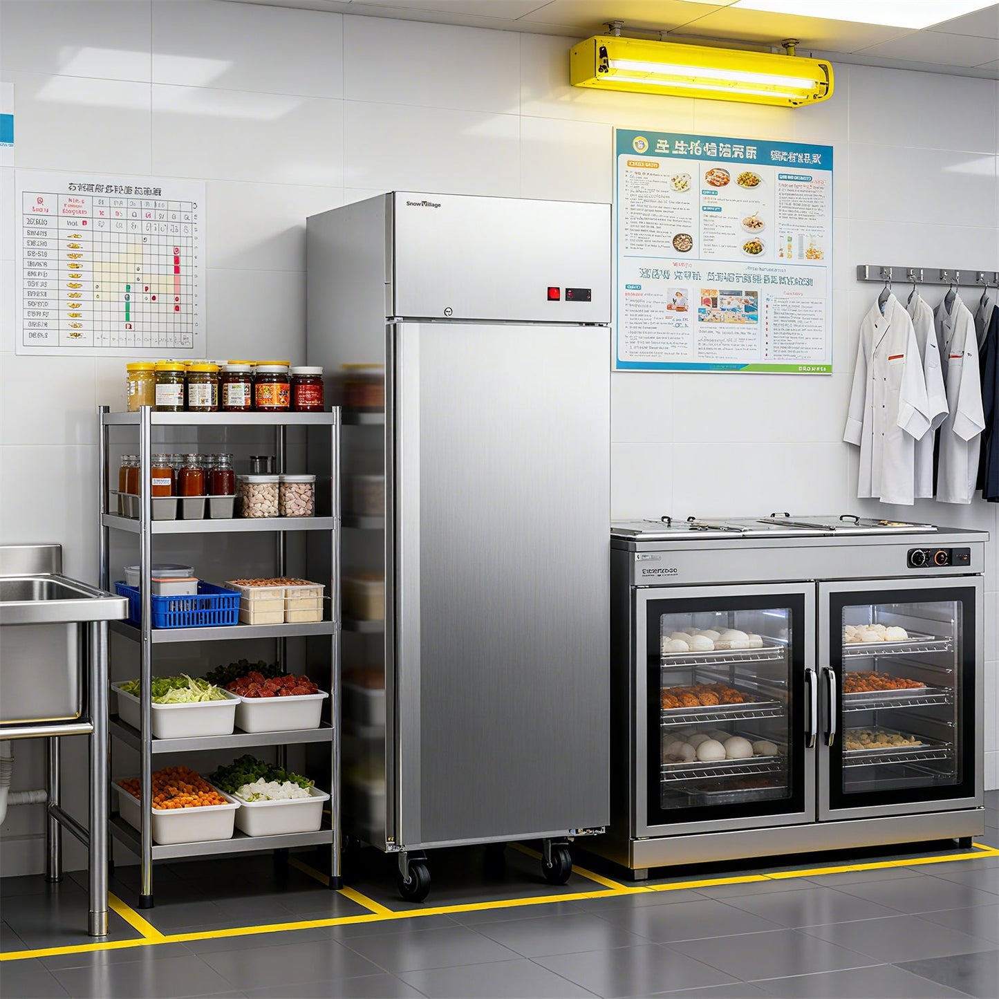 Frigorífico de Cocina Serie Europea GNR/GNF Refrigeración Ventilada - 1/2/3 Puertas