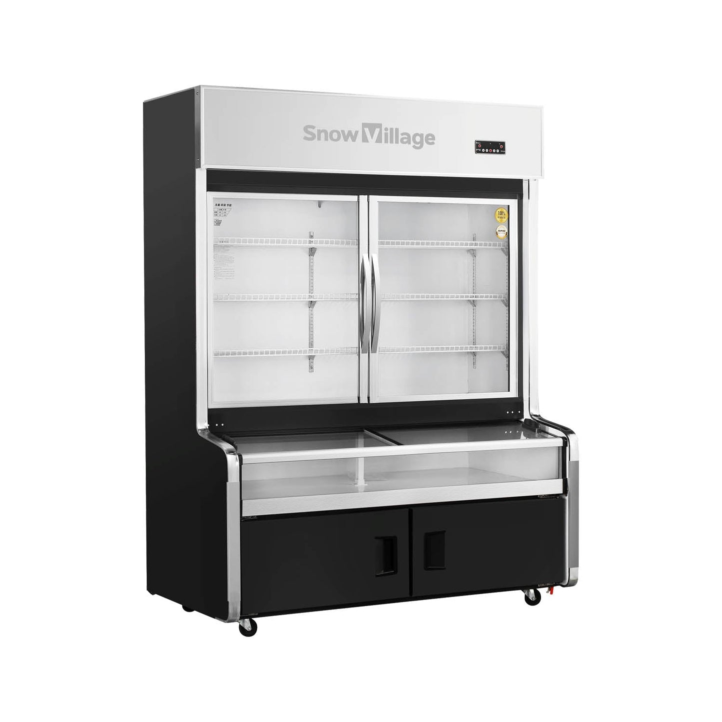Congelador combinado HY-FK/FY Serie de triple temperatura con refrigeración ventilada - 2/3 puertas