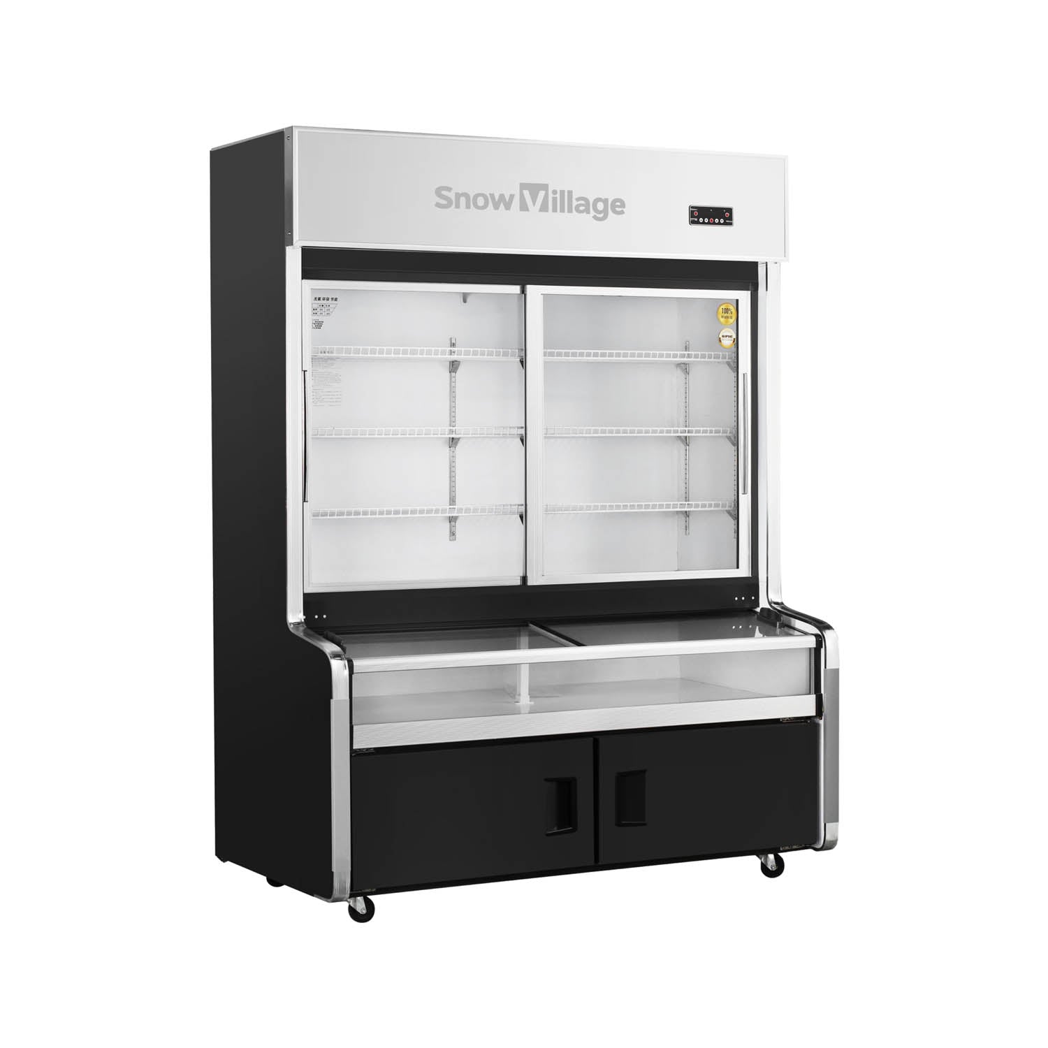 Congelador combinado HY-FK/FY Serie de triple temperatura con refrigeración ventilada - 2/3 puertas