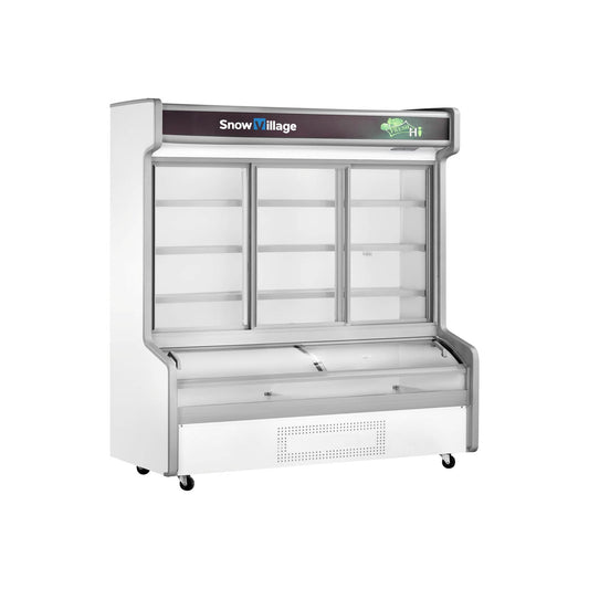 Congelador combinado HY-S Serie de temperatura dual con rejilla de cuerpo profundo - 2/3 puertas