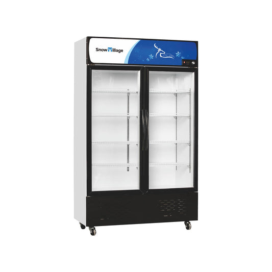 Vitrina vertical con puerta de vidrio LC-KXA Serie de refrigeradores de enfriamiento estático estándar - 2/3 puertas (marco de plástico)