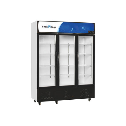 Vitrina vertical con puerta de vidrio LC-KXA Serie de refrigeradores de enfriamiento estático estándar - 2/3 puertas (marco de plástico)