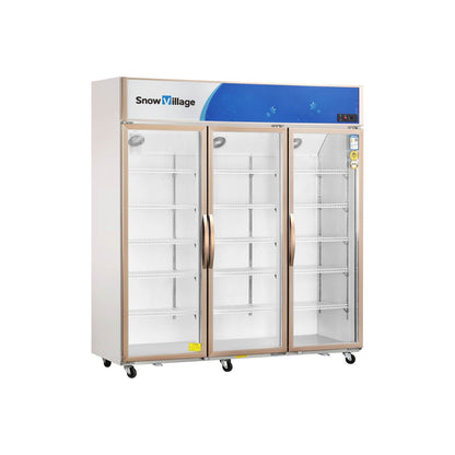 Vitrina vertical con puerta de vidrio Serie de refrigeradores de enfriamiento estático estándar LC-KX/KS - 2/3 puertas