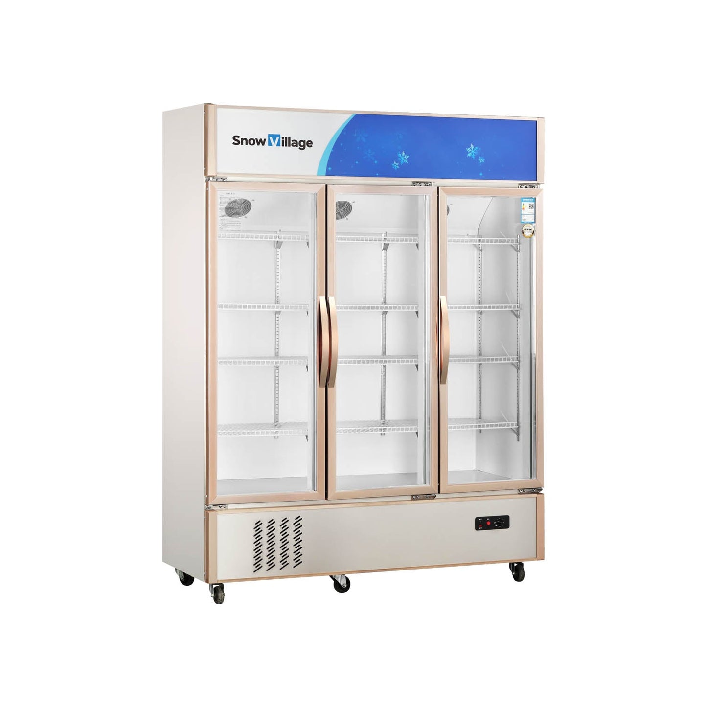 Vitrina vertical con puerta de vidrio Serie de refrigeradores de enfriamiento estático estándar LC-KX/KS - 2/3 puertas