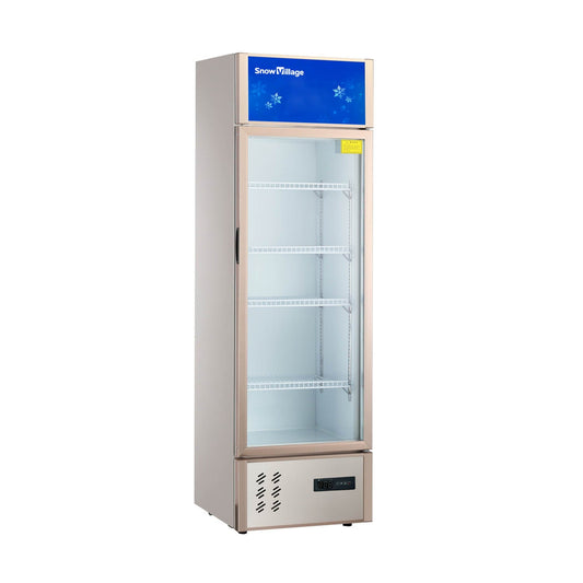 Vitrina vertical con puerta de vidrio Serie económica de refrigeradores de enfriamiento estático LC-B - Puerta única