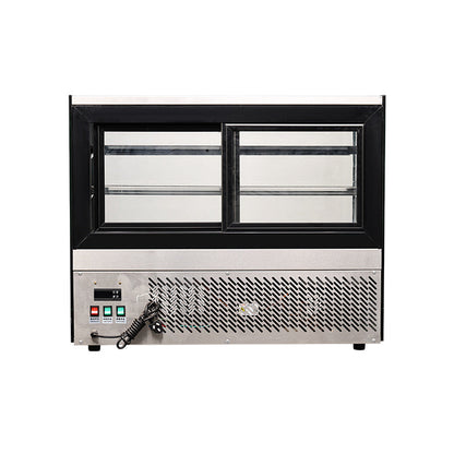 Cake Showcase Serie DG-TZ Encimera - Recta (Dos estantes)