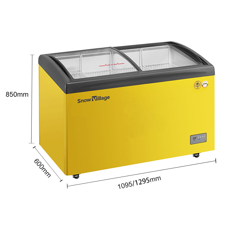 Congelador horizontal Serie SD/SC - Congelador de helados (Amarillo)