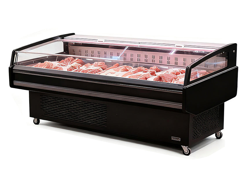 Refrigerador horizontal abierto XC-ZXR estándar serie de refrigeración ventilada: enchufable/remoto