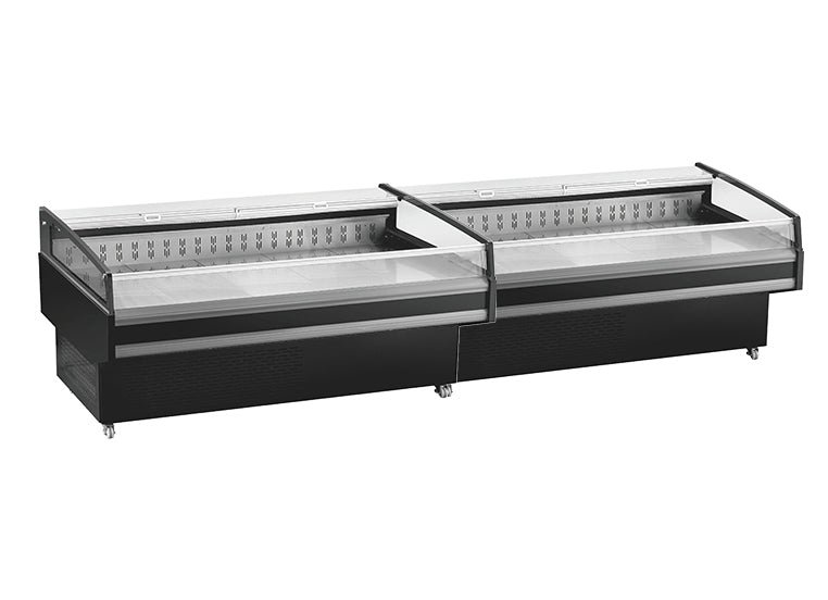 Refrigerador horizontal abierto XC-ZXR estándar serie de refrigeración ventilada: enchufable/remoto