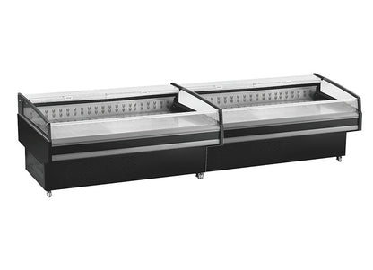Refrigerador horizontal abierto XC-ZXR estándar serie de refrigeración ventilada: enchufable/remoto