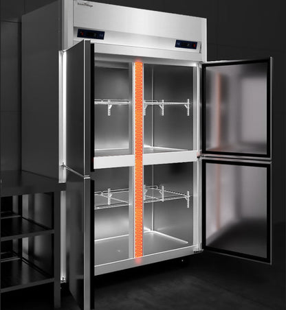 Refrigerador de cocina Serie CFD/CFS Premium con refrigeración ventilada - 2/4/6 puertas