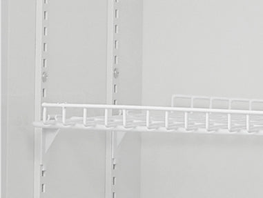 Vitrina vertical con puerta de vidrio Serie LC de refrigeradores de enfriamiento estático - Puerta única (parte superior plana)