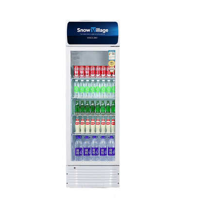Vitrina vertical con puerta de vidrio Serie LC-A de refrigeradores de enfriamiento estático estándar - Puerta única (marco de plástico)
