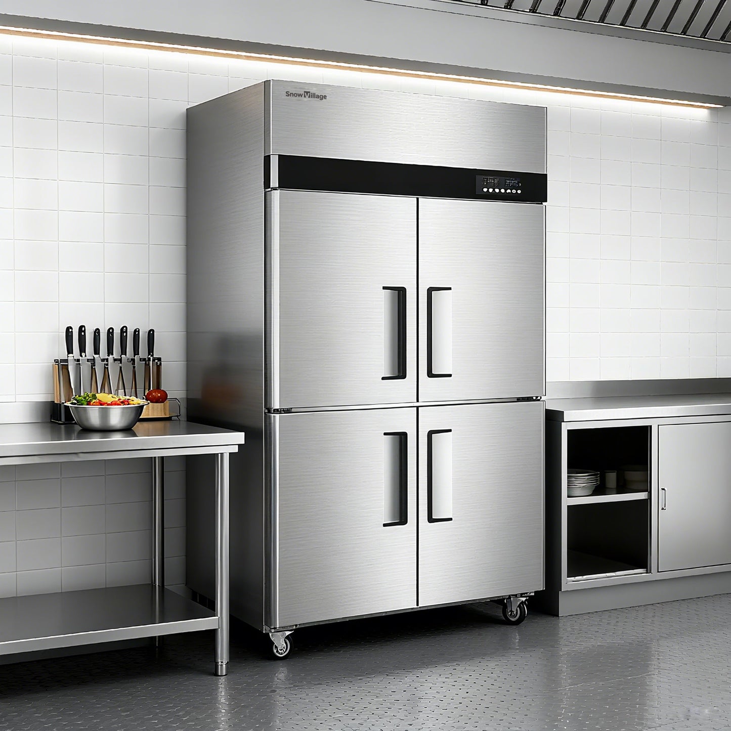 Refrigerador de cocina Serie CFS/CFR/CFD Premium Static Cooling - 4/6 puertas
