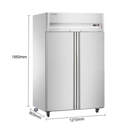 Frigorífico de Cocina Serie CFD Ventilado Monotemperatura - 2/3 Puertas